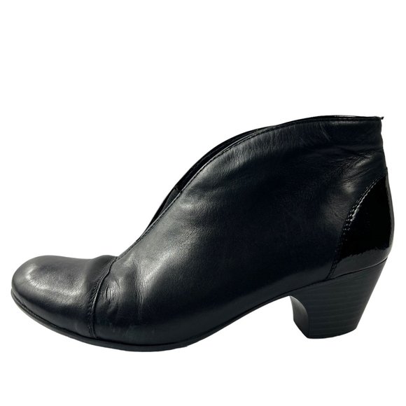 Rieker Antistress Toulouse Ankle Boot Leather Bootie in Black Size 38 US 7 - 6.5 - Picture 4 of 11